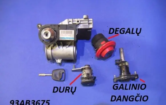 Ford Escort Ignition lock 93AB3675