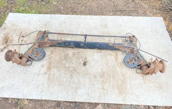 Rear axle beam