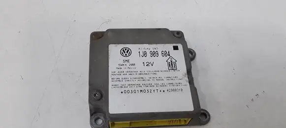 Volkswagen PASSAT B5 Airbag control unit/module 1J0909604