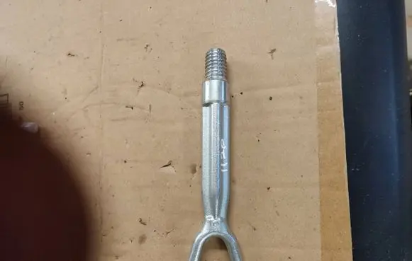 Towing hook eye