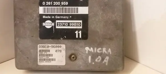 Nissan Micra Engine control unit/module 0261200959 2371099B10 99B1096000