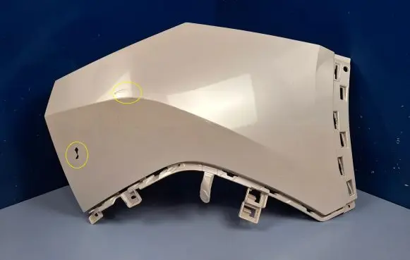 Peugeot 408 II Rear bumper corner part panel trim 9843199180