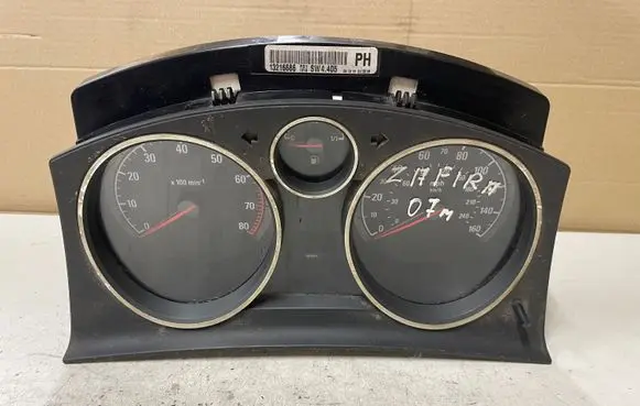 Opel Zafira B Speedometer (instrument cluster) 13216686 A2C53024902