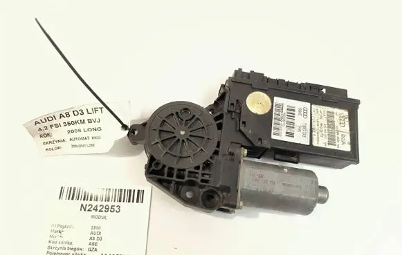 Audi A8 S8 D3 4E Rear door window regulator motor 4E0959802A 992835103 99232113