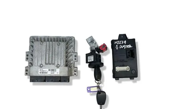 Dacia Duster Engine ECU kit and lock set 237100764R S180095106A 237102277R