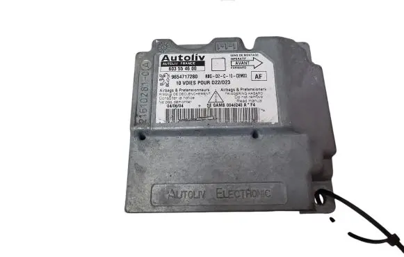 Peugeot 407 Airbag control unit/module 9654717280 603554600
