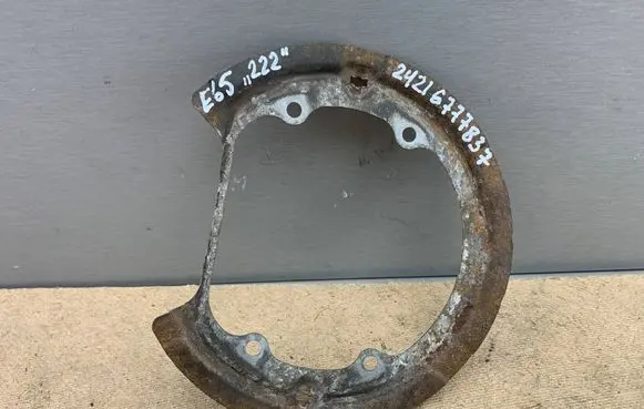 BMW 7 E65 E66 Rear brake disc plate dust cover 34216777837 6777837 34216752491