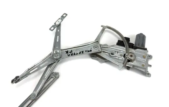 Opel Zafira A Front door window regulator with motor 90579571