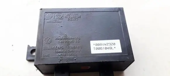 Volkswagen Polo III 6N 6N2 6NF Immobilizer control unit/module 1H0953257BB 008VWZ3Z0