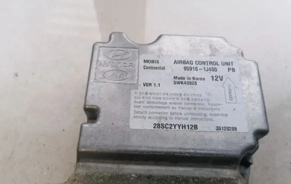 Hyundai i20 (PB PBT) Airbag control unit/module 959101J400 95910-1J400