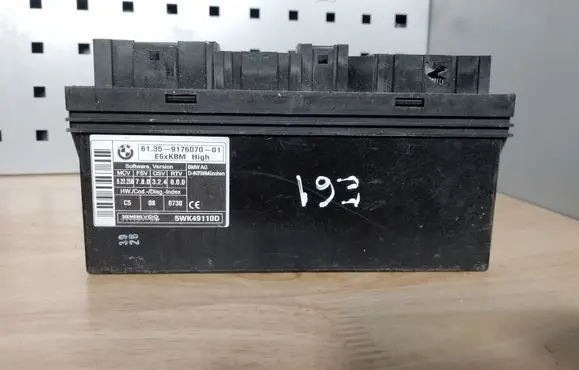 BMW 5 E60 E61 Comfort/convenience module 9176070 6135917607001