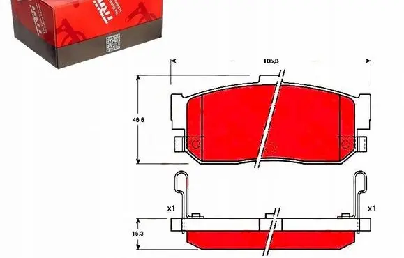 Nissan Almera Brake pads (rear) D54074210