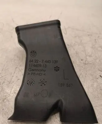 BMW 4 G22 G23 G24 G26 Cabin air duct channel 7443139