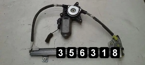 Front door window regulator with motor