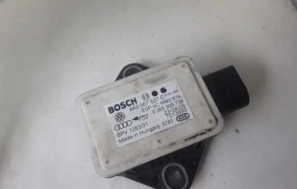 Audi A4 S4 B8 8K ESP acceleration yaw rate sensor 8K0907637C 0265005738