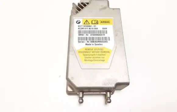 BMW 5 GT F07 Airbag control unit/module 9209684