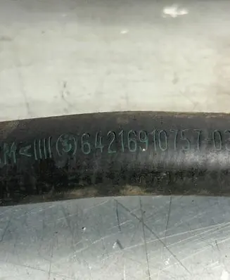 BMW 5 E60 E61 Engine coolant pipe/hose 64216910757