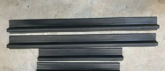 Volkswagen Jetta I sill trim set (inner) 173853371B 173853369B