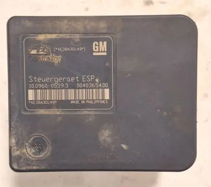 Opel Zafira B ABS Pump 00403654D0 10096005593 4E36A30L49
