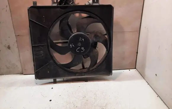 Citroen C3 Radiator cooling fan shroud 9638739780 1831461000