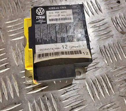 Volkswagen PASSAT B6 Airbag control unit/module 3C0909605C