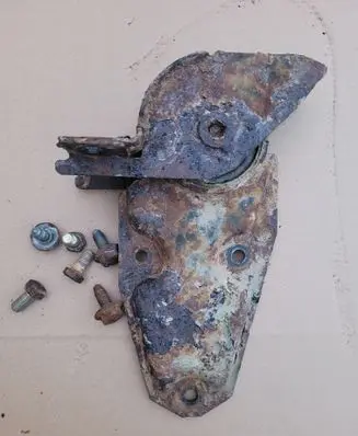 Volkswagen Golf II Rear differential/diff mount bracket 191599273A 191599277