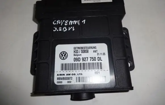 Porsche Cayenne (9PA) Gearbox control unit/module 09D927750DL