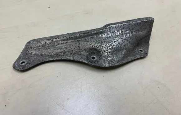 Heat shield in engine bay