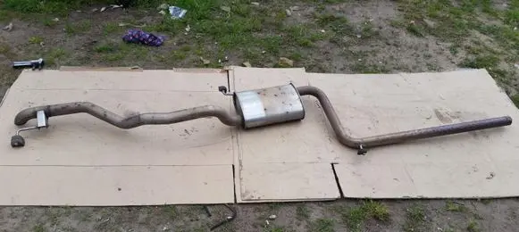 Volkswagen PASSAT B8 Rear muffler/silencer tail pipe 3Q0253411A
