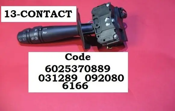 Renault Laguna II Indicator stalk 6025370889 031289