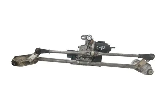 Front wiper linkage and motor