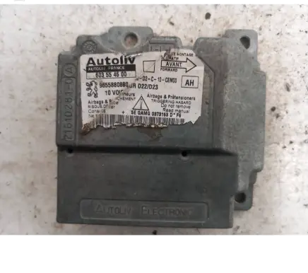 Peugeot 407 Airbag control unit/module 9655880880 603554600