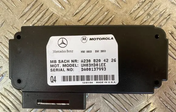 Mercedes-Benz Vito Viano W639 Phone control unit/module A2308204226 UH03MD01EE DA00137993