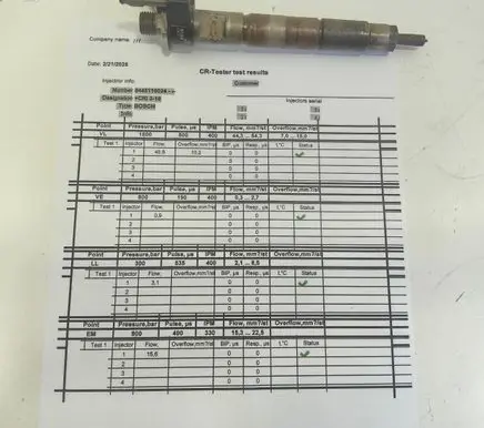 BMW 5 E60 E61 Fuel injector 0445116 090120
