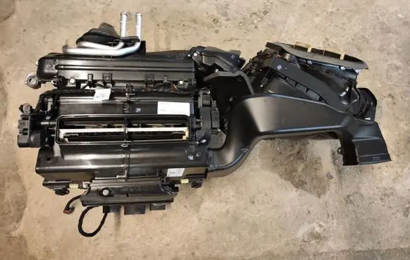Interior heater climate box assembly