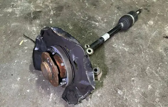 BMW X5 E70 Rear wheel hub spindle/knuckle 7597677 1578212 025312168717CA