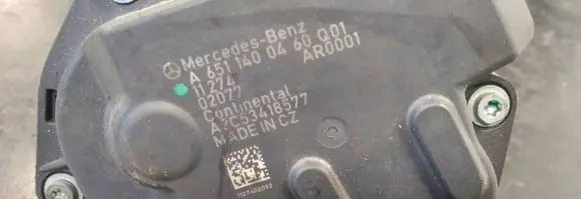 Mercedes-Benz Sprinter W906 EGR valve A6511400460Q01