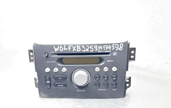 Opel Agila B Radio/CD/DVD/GPS head unit 3910151K0 3910151K00EZR