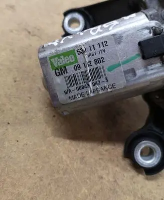 Opel Meriva A Rear window wiper motor 53011112 09132802