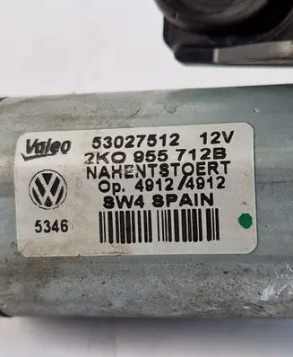 Rear window wiper motor