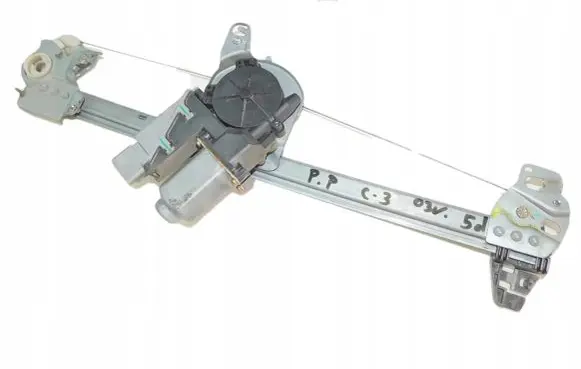 Citroen C3 Front door window regulator with motor 400618F
