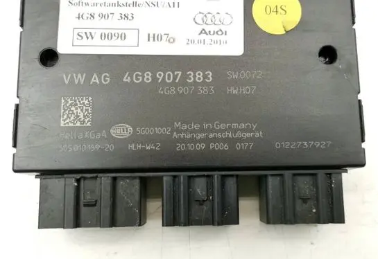 Audi A6 S6 C7 4G Tow bar trailer control unit/module 4G8907383