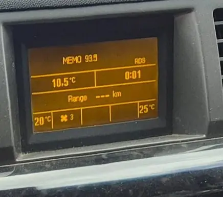 Opel Signum Screen/display/small screen 13154972 342707650