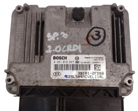 KIA Sportage Engine control unit/module ECU 391012F566 0281018847