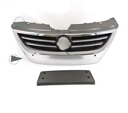 Volkswagen Golf Plus Front bumper upper radiator grill 3C8853651Q