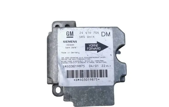 Opel Zafira A Airbag control unit/module 24416704 1923594 5WK42978