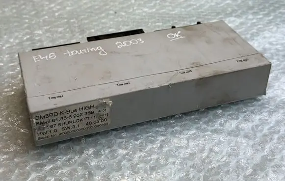 BMW 3 E46 Comfort/convenience module 6932369 61356932369