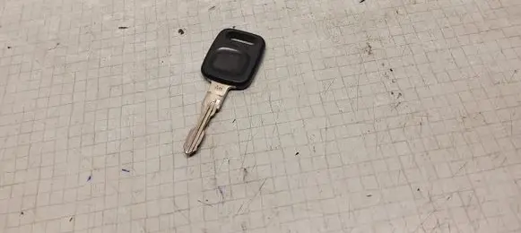 Audi 100 200 5000 C3 Ignition key/card 