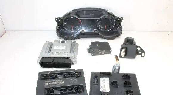 Audi A4 S4 B8 8K Engine ECU kit and lock set 03L906022C 0281014263