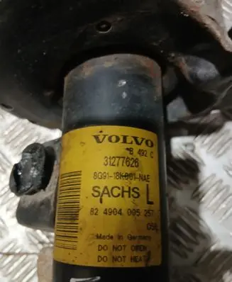 Volvo XC60 Front shock absorber with coil spring 31277626 V15115
